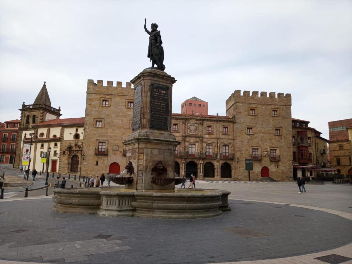 Les Casetes De San Lorenzo Gijón Eksteriør billede